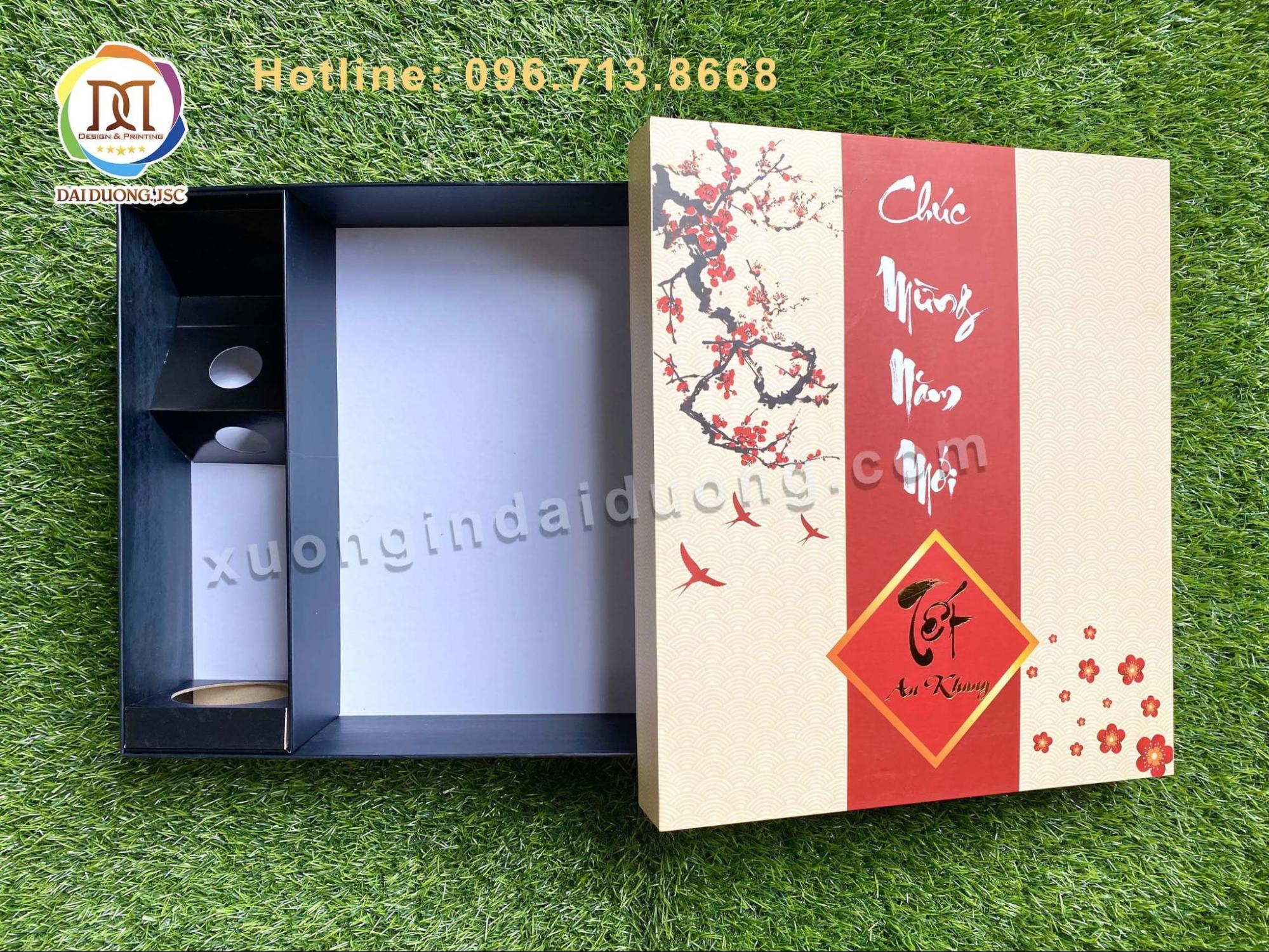 Vỏ hộp in có thể lựa chọn họa tiết, màu sắc, hoa văn mình thích