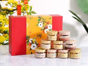 Vỏ hộp quà Tết hạt dinh dưỡng mang đến sự quý phái